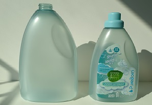 Botella de detergente para ropa de plástico PET de 1000 ml