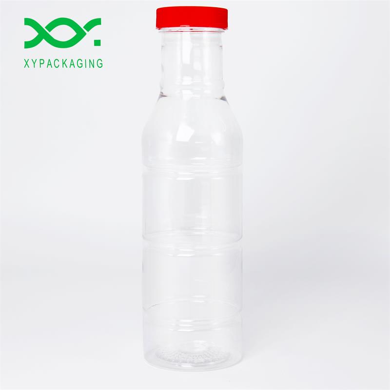 Botella de bebida vacía de plástico transparente de 360 ml y 12 oz